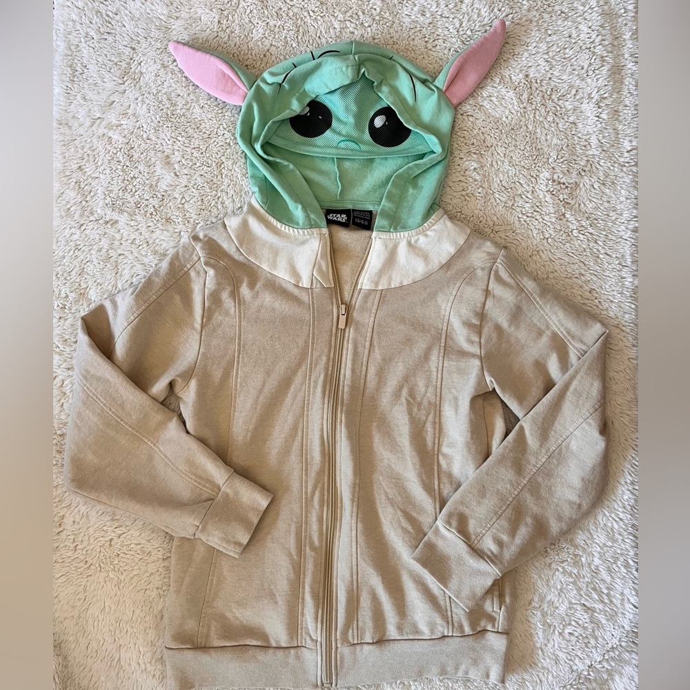 Star Wars Disney Yoda Sweater Youth Sz Large